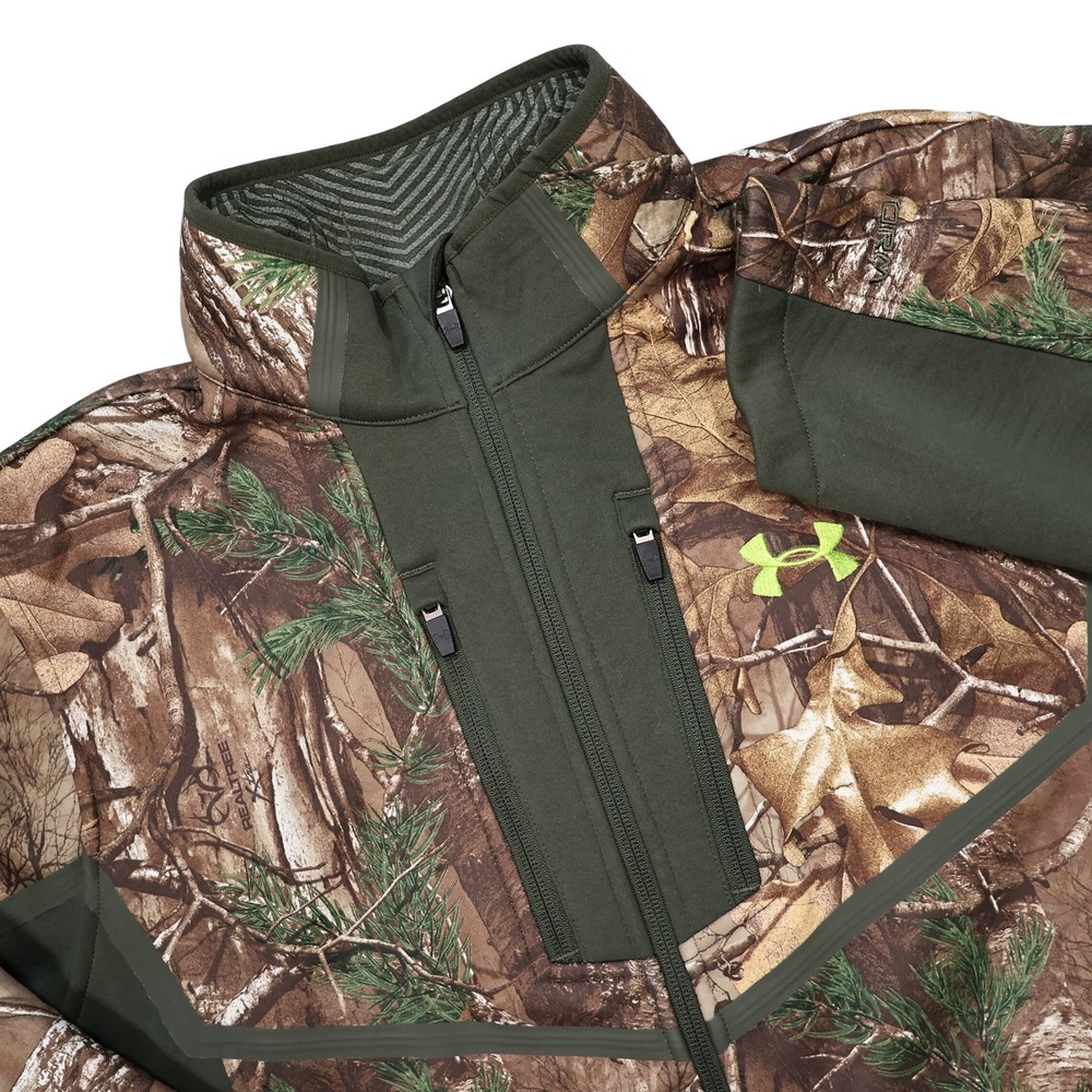 UNDER ARMOUR Men's M Realtree Camo ColdGear Infrared Speed Freek Hunting Jacket